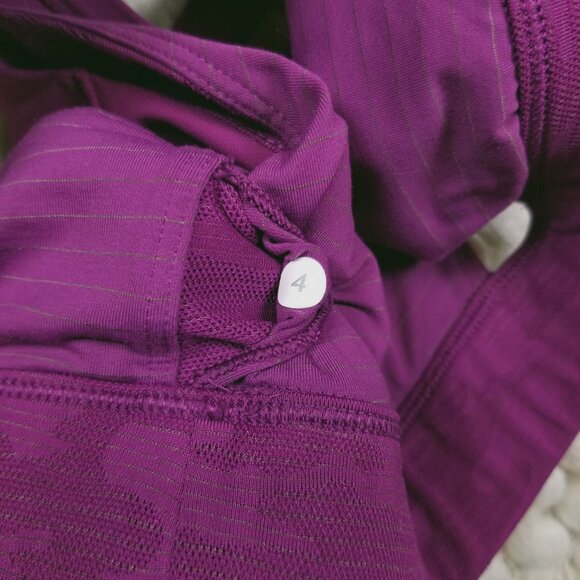 Lululemon Run For Days Bra Regal Plum Sz 4 - Picture 6 of 7